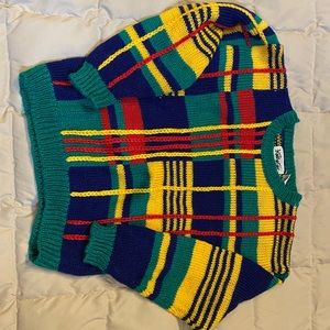 Multicolor vintage 80s sweater